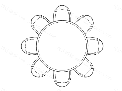 【桌椅】八人圆形桌01.png