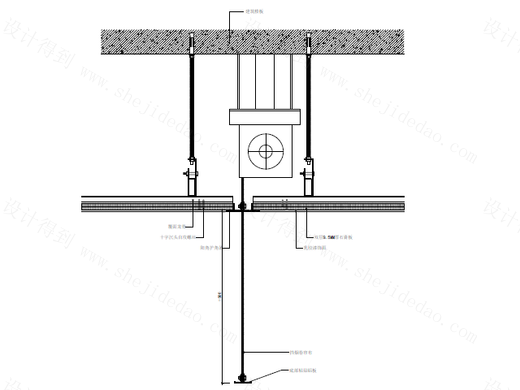 【天花】可升降挡烟垂壁节点图